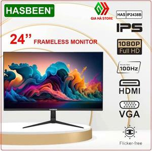 Màn hình Hasbeen IP2438B 24 inch 1080FHD IPS 100Hz – Lựa chọn hoàn hảo cho công việc và giải trí